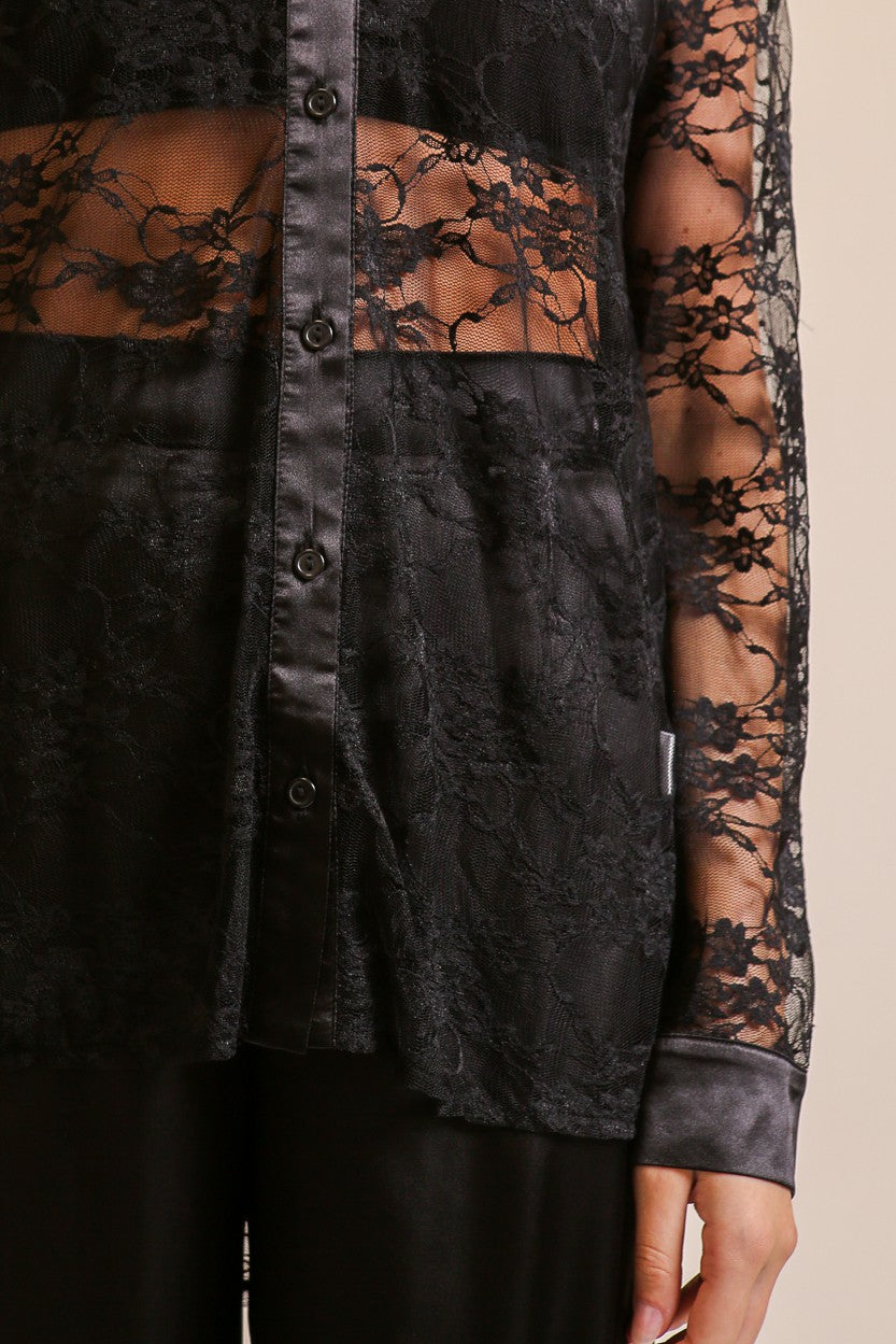 Midnight Lace Top