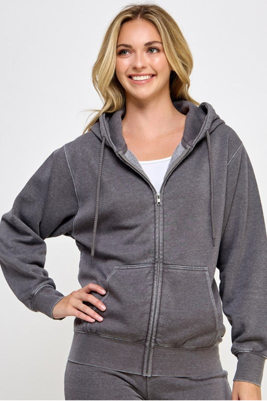 Boyfriend Zip Up