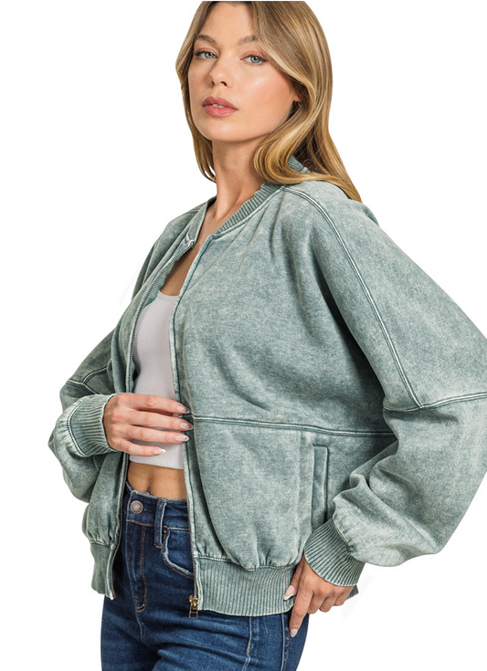 Skyscraper Zip Up