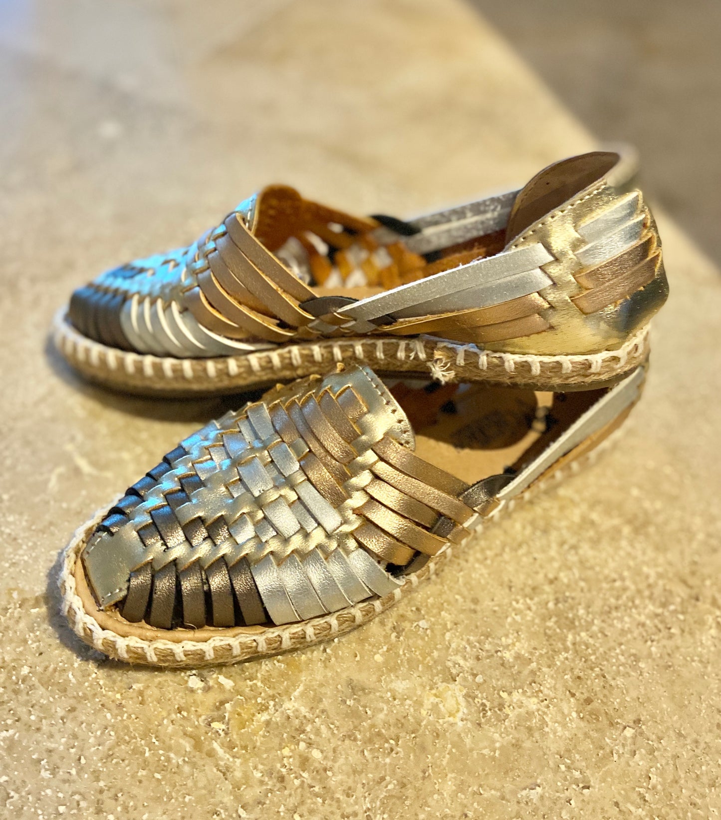 Metallic Huaraches