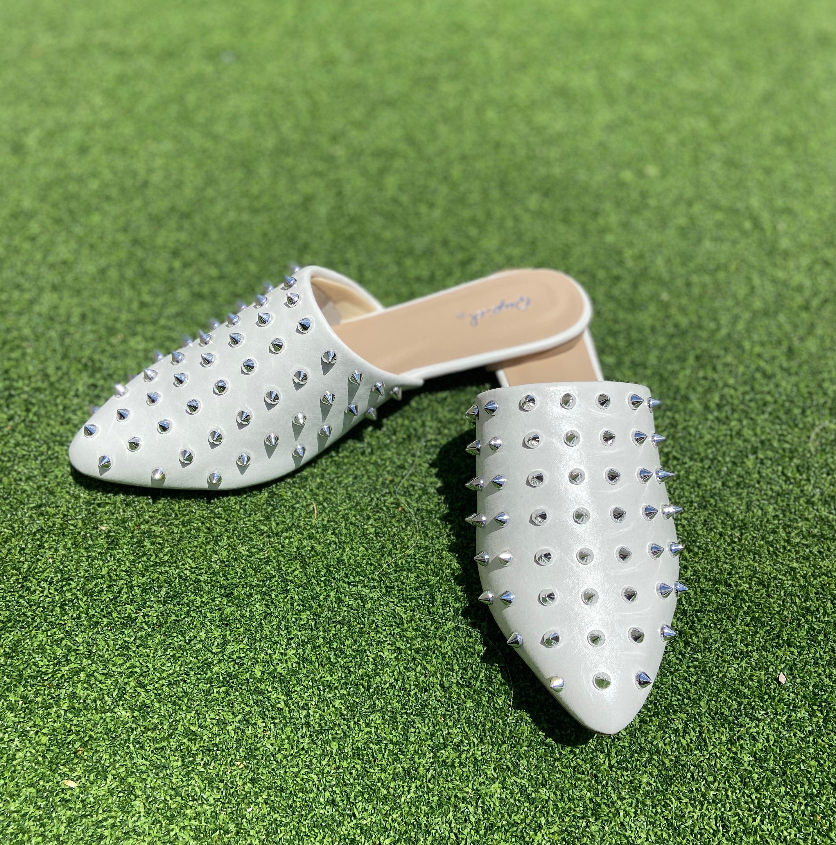 Kari deals studded mules