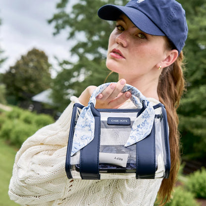 Navy Stadium Bag