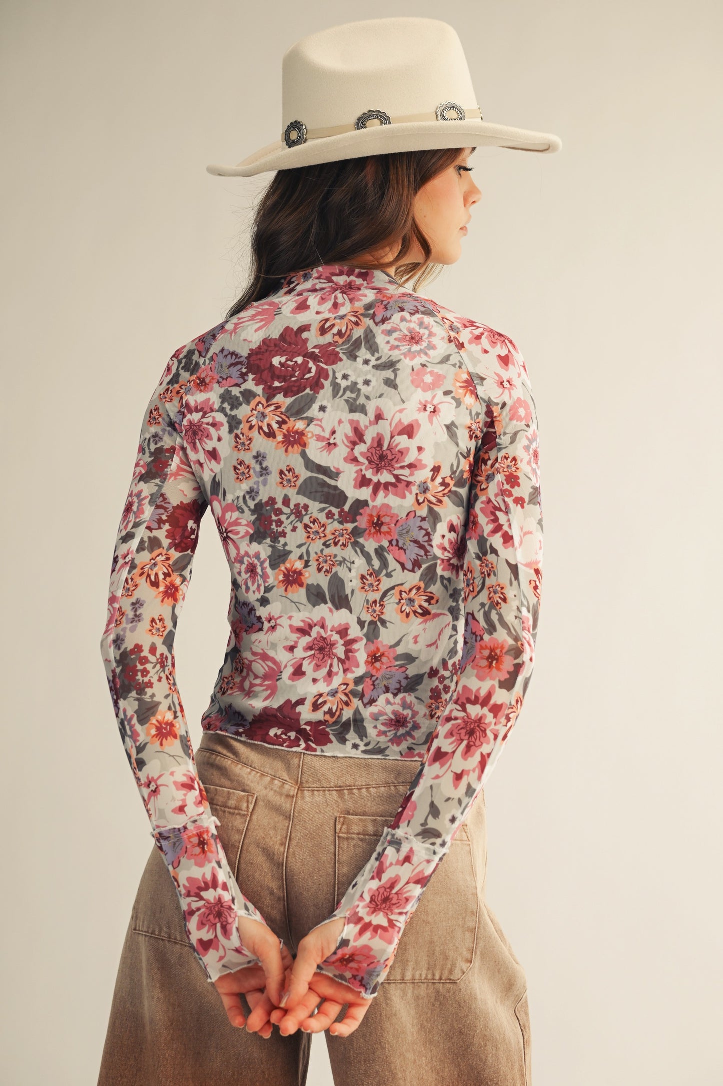 Romance Mesh Top