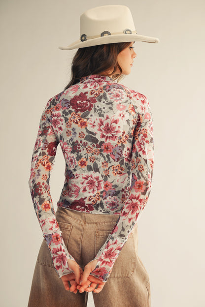Romance Mesh Top