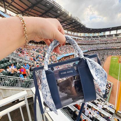 Navy Stadium Bag