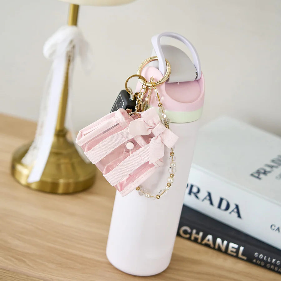 Ballet Pink Bow Twilly