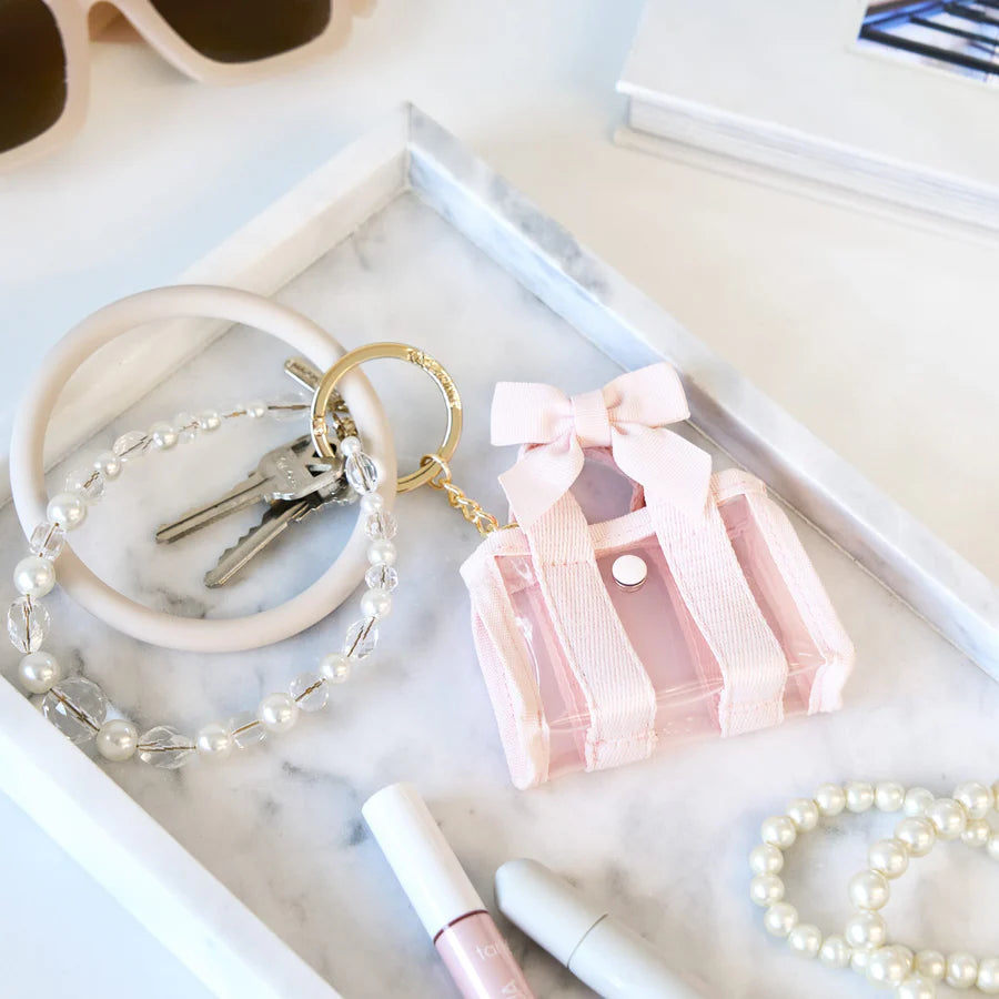 Ballet Pink Bow Twilly