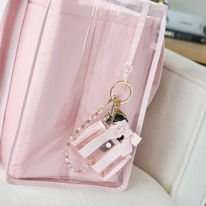 Ballet Pink Bow Twilly