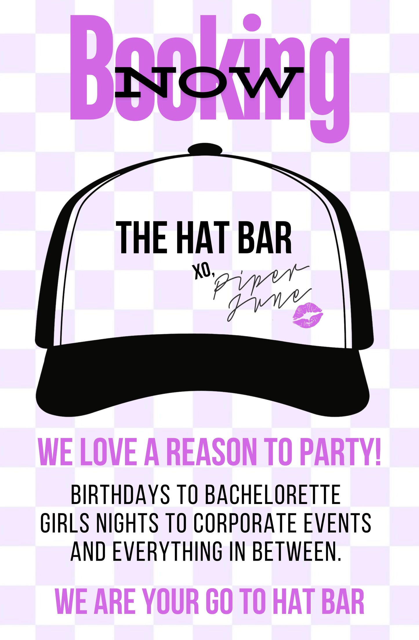 THE HAT BAR PARTY!