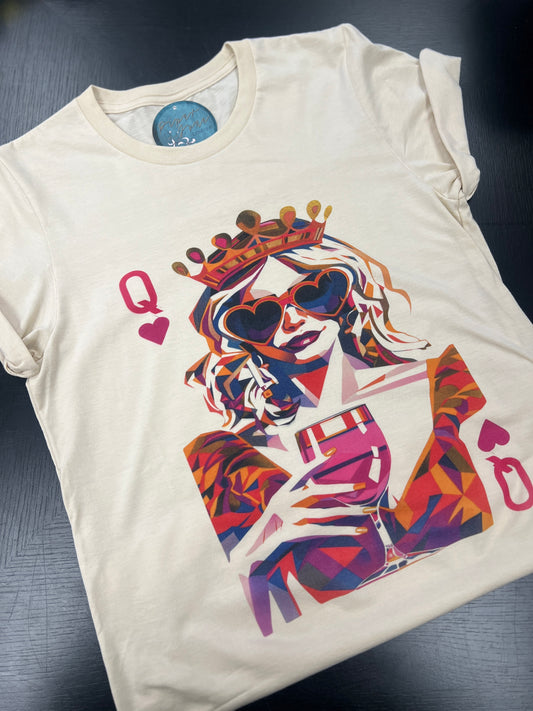 Queen of Hearts Tee