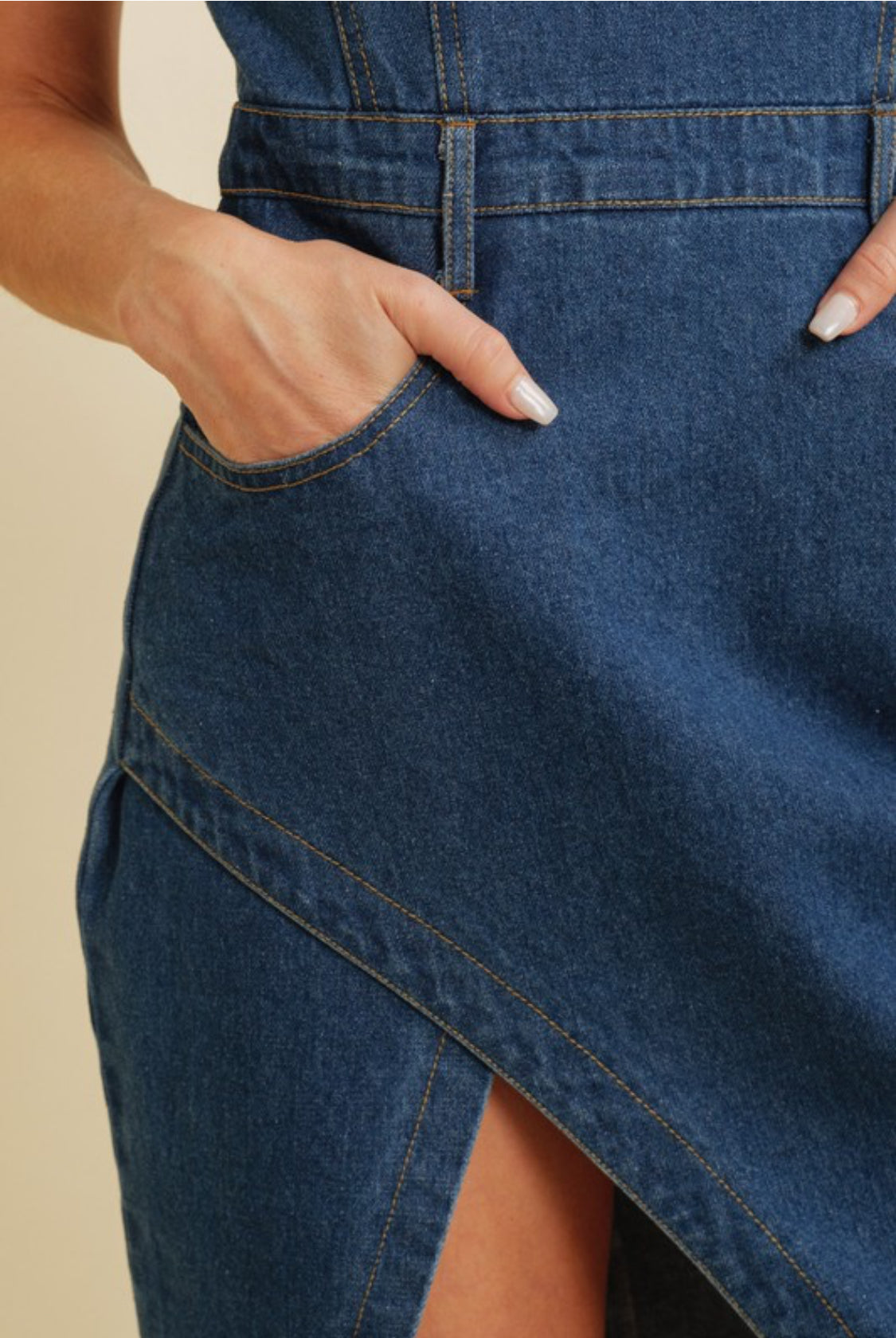 Denim dress