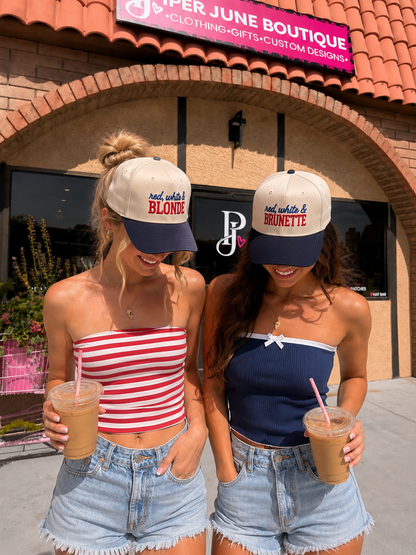 Blonde & Brunette Hat