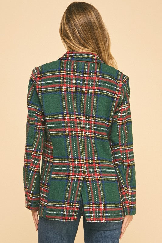 Plaid Blazer
