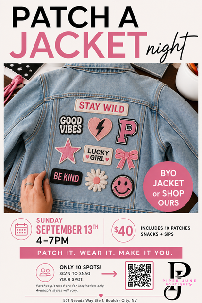 Patch a Jacket Night