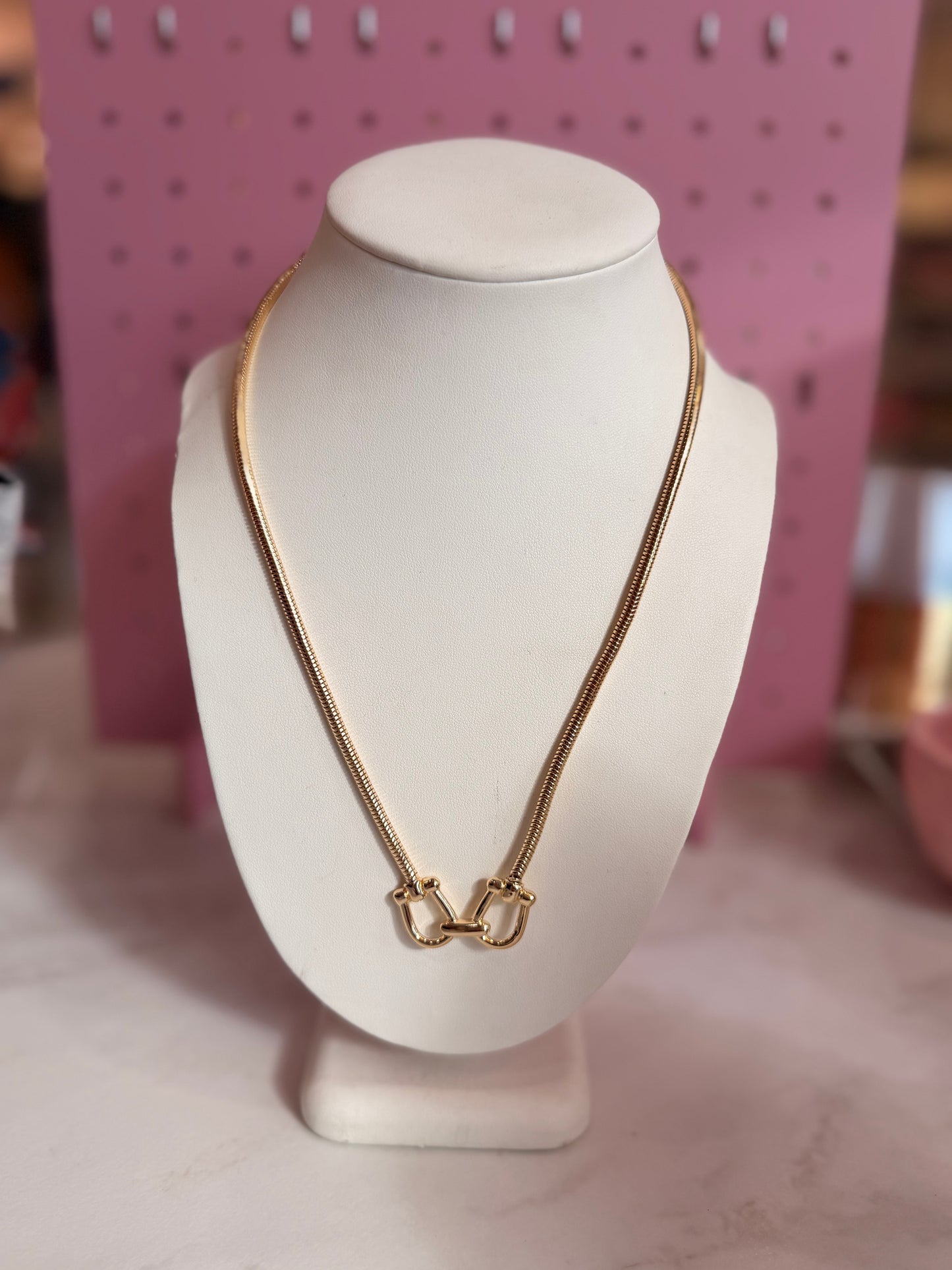 Stirrup Necklace