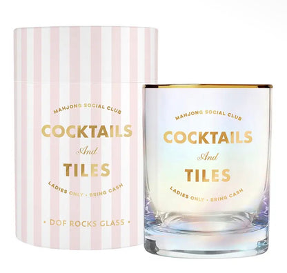Cocktails & Tiles Rocks Glass