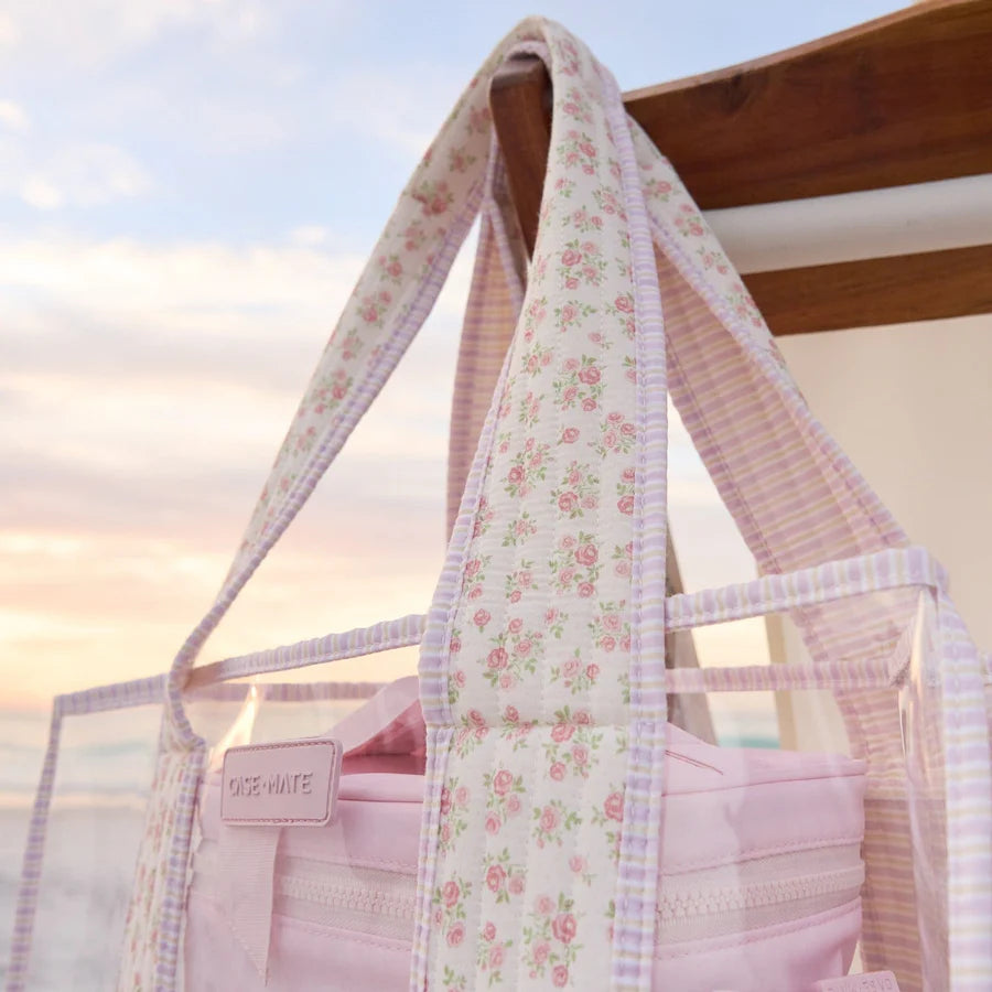 Quilted Ditsy Floral Tote