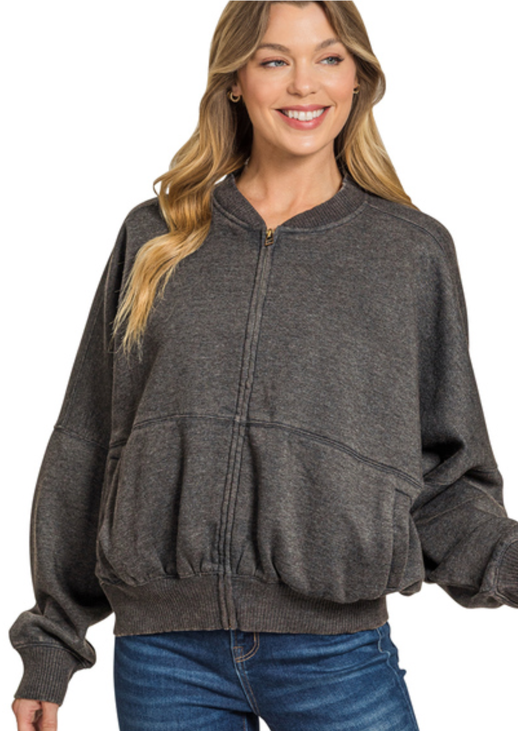 Skyscraper Zip Up