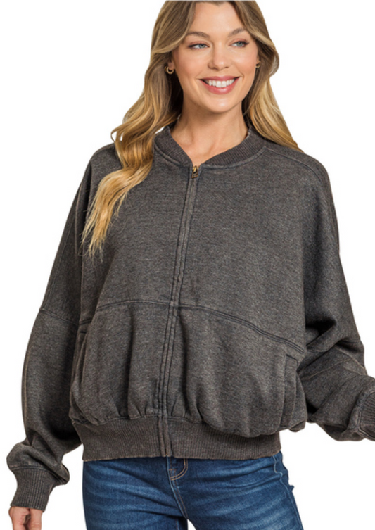 Skyscraper Zip Up