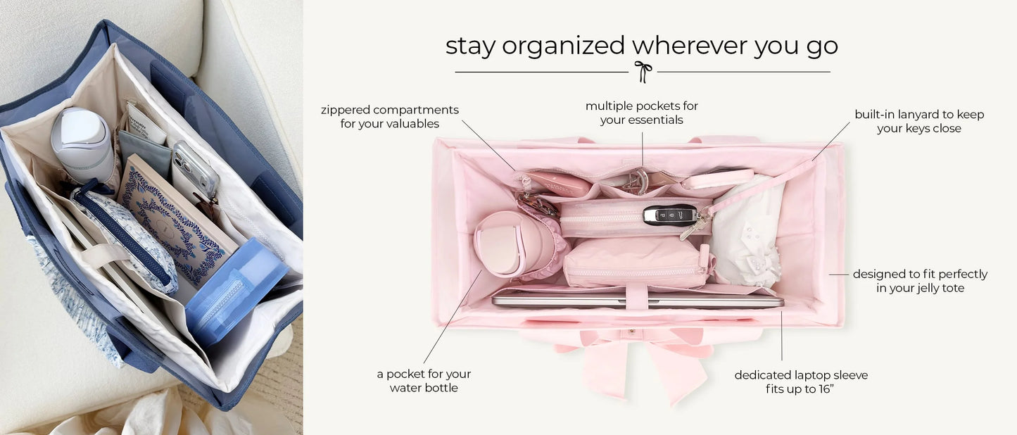 Pink Tote Organizer