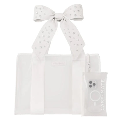 Pearl Bow Jelly Tote