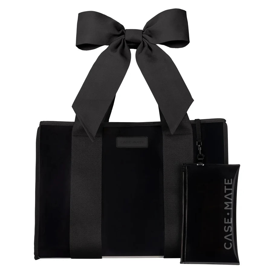 Midnight Bow Jelly Tote