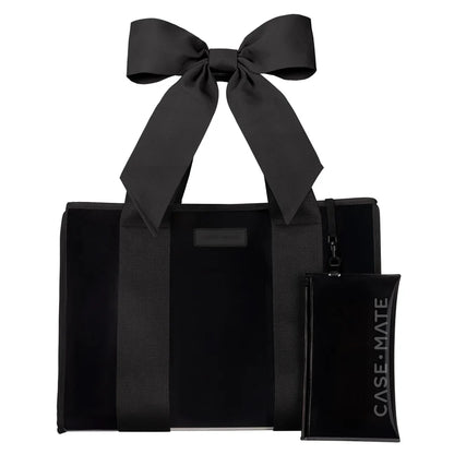 Midnight Bow Jelly Tote