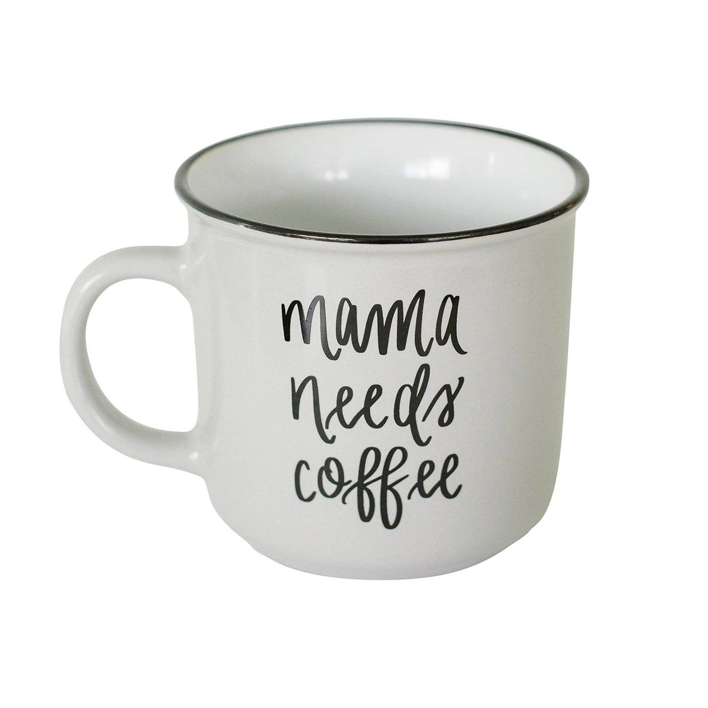Mama Needs Coffee Campfire Mug