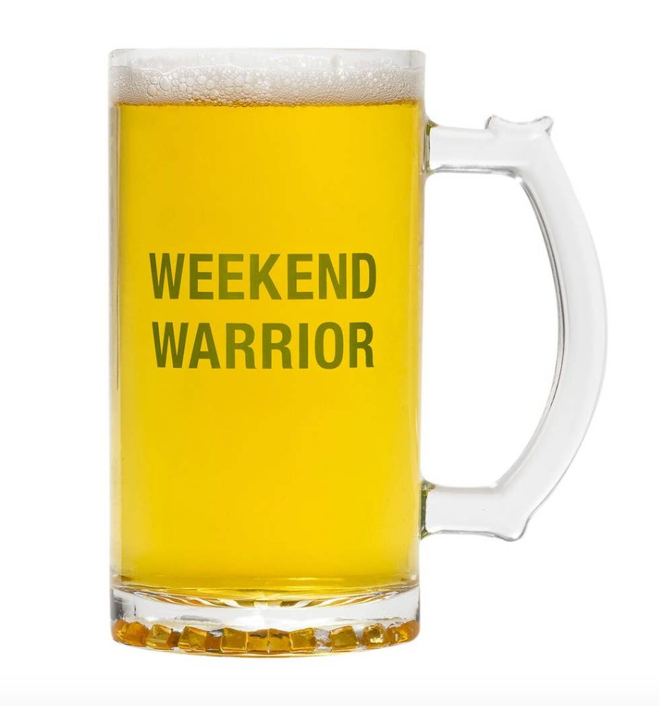 Weekend Warrior Beer Mug